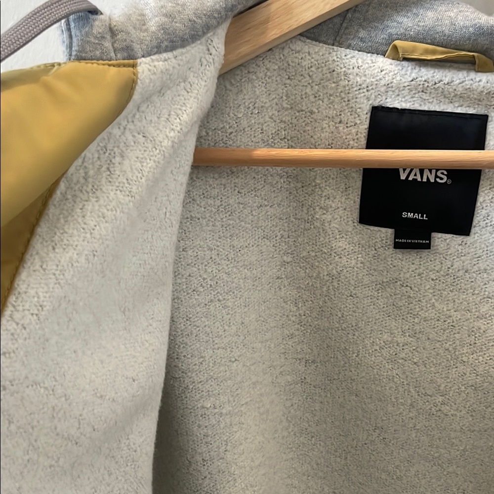 Vans Tan Windbreaker with Gray Hood - Picture 8 of 8